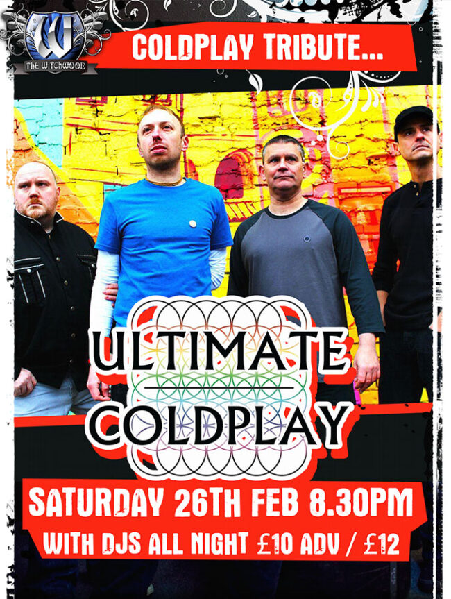 Coldplay tribute - feb 2022 live at the witchwood