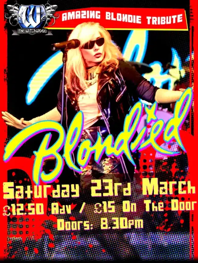 blondie tribute witchwood march 2024