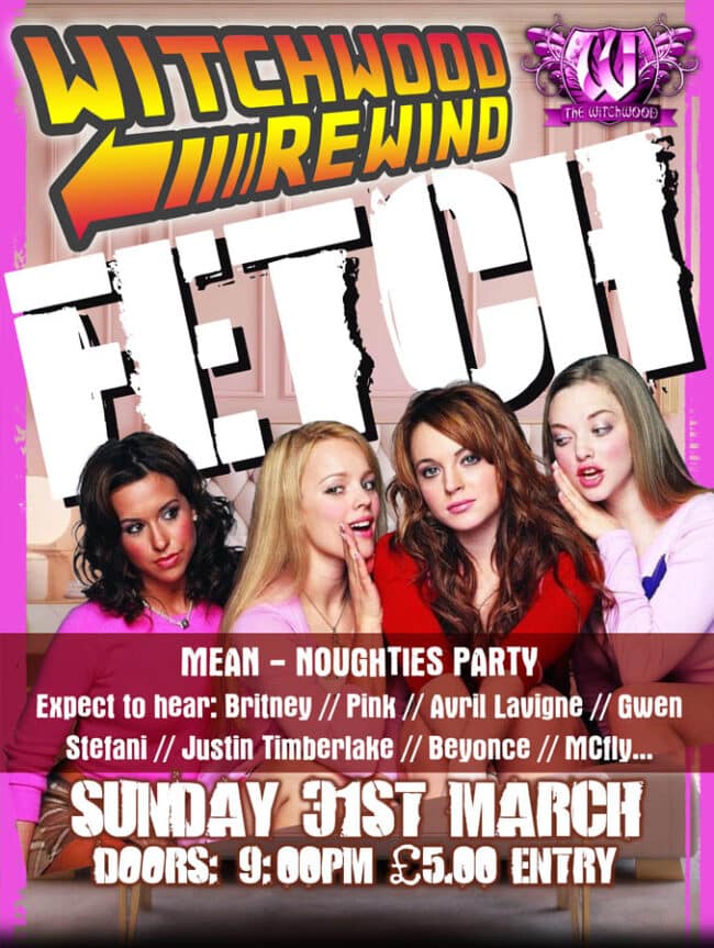 Fetch - Mean Noughties Party - Sunday 31st March 2024