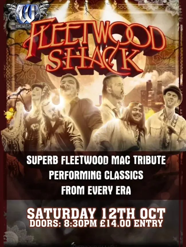 Fleetwood Shack - Saturday 12th October 2024