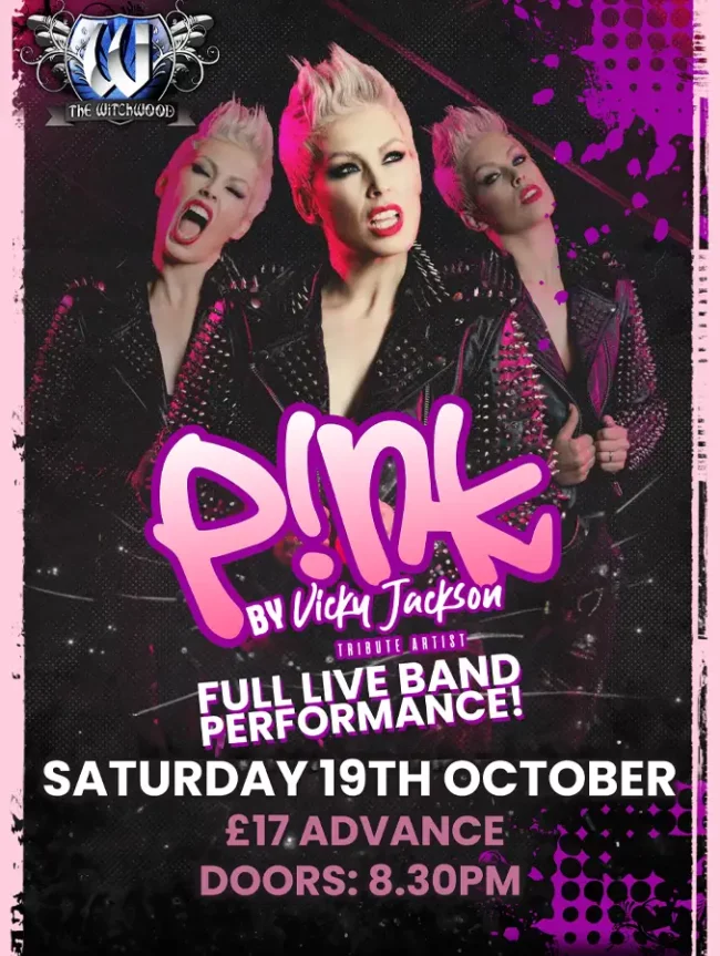 Pink Tribute - Saturday 19th October 2024