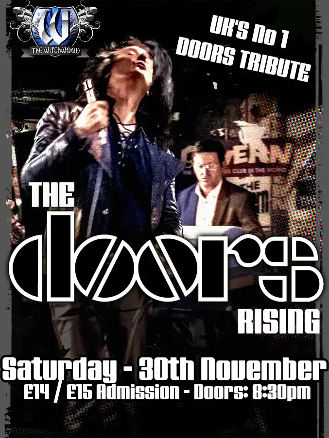 The Doors Rising - Saturday 30th November 2024