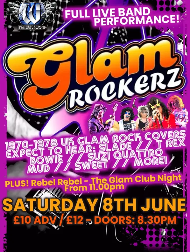 Glam Rockerz - Saturday 8th June 2024