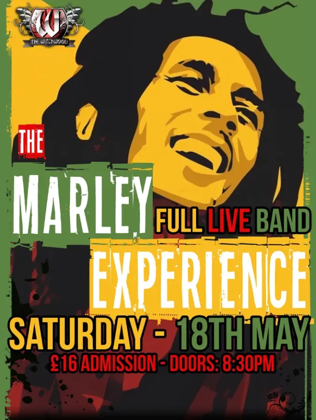 The Bob Marley Experience - Saturday 18th May 2024