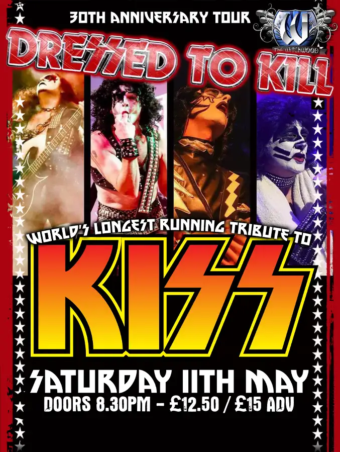 Kiss Tribute - Saturday 11th May 2024