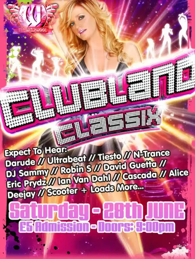 Clubland Classix - Saturday 28th June 2025