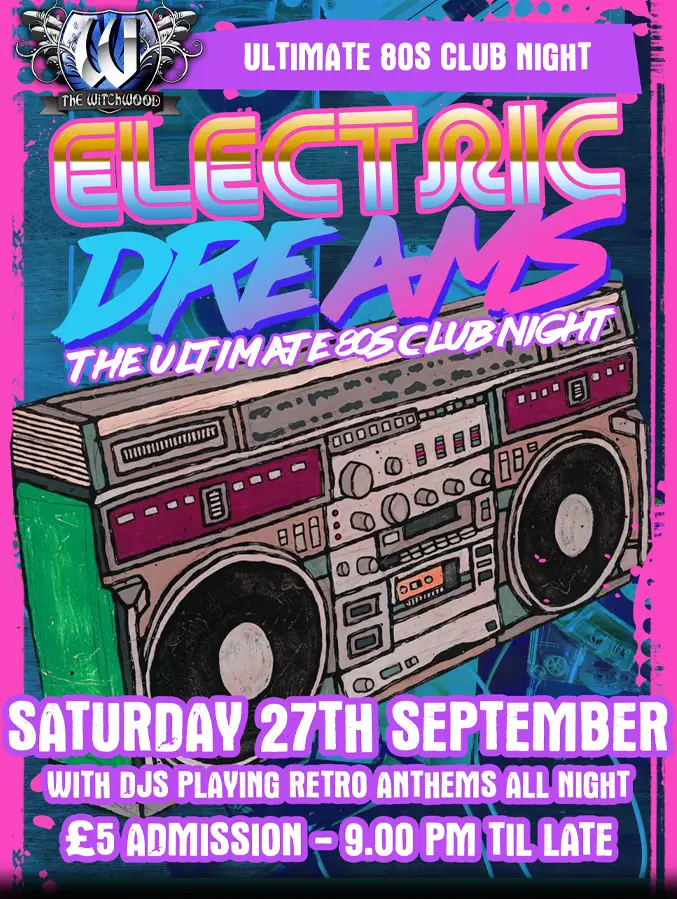 80's Club Night With DJs - Saturday 27th September 2025