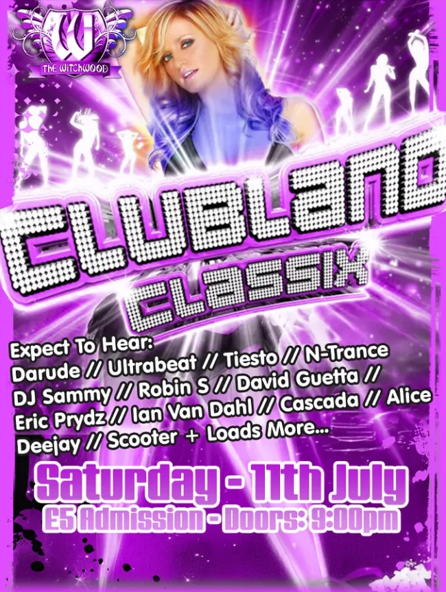 Clubland Classix - Saturday 11th July 2026