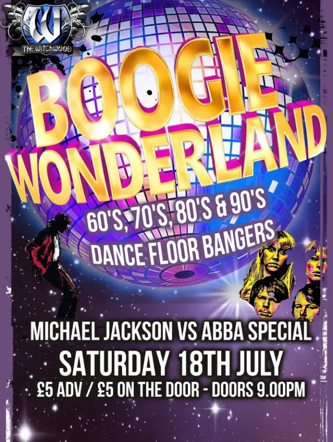 Boogie Wonderland - Saturday 18th July 2026