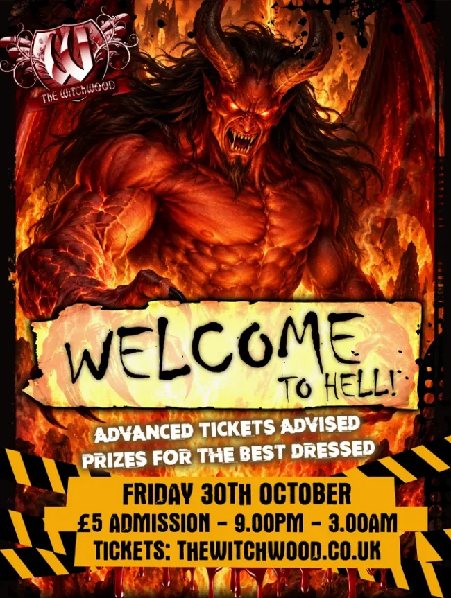 Witchwood Halloween Party - Friday 30th October 2026