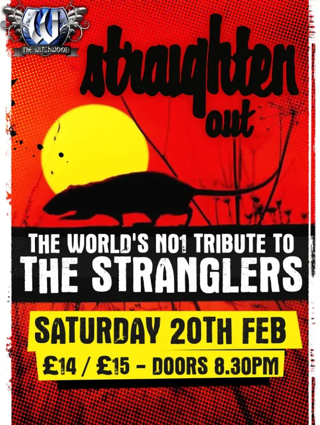 Straighten Out (Stranglers Tribute) - Saturday 20th February 2027