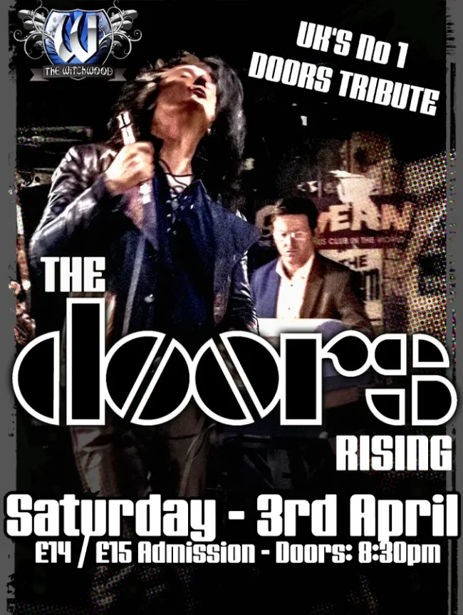 The Doors Rising - Saturday 3rd April 2027